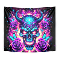 Thunder Skull Tapestry Love Me Like My Demons Do - Wonder Print Shop