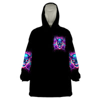 Thunder Skull Wearable Blanket Hoodie Love Me Like My Demons Do - Wonder Print Shop