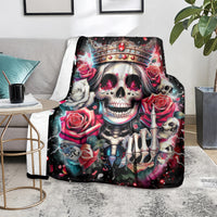 Queen Skull Blanket Bitch I'm Not A Princess I'm The Fucking Queen