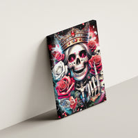 Queen Skull Canvas Wall Art Bitch I'm Not A Princess I'm The Fucking Queen - Wonder Print Shop