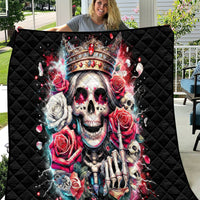 Queen Skull Quilt Bitch I'm Not A Princess I'm The Fucking Queen - Wonder Print Shop