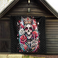 Queen Skull Quilt Bitch I'm Not A Princess I'm The Fucking Queen - Wonder Print Shop