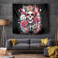 Queen Skull Tapestry Bitch I'm Not A Princess I'm The Fucking Queen - Wonder Print Shop