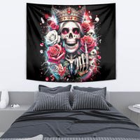Queen Skull Tapestry Bitch I'm Not A Princess I'm The Fucking Queen - Wonder Print Shop