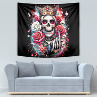 Queen Skull Tapestry Bitch I'm Not A Princess I'm The Fucking Queen - Wonder Print Shop
