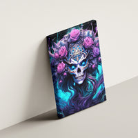 Rose Skull Canvas Wall Art I'm Never Alone My Demons Are With Me 24/7 - Wonder Print Shop