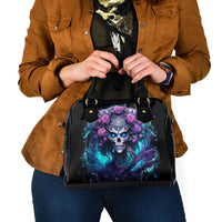 Rose Skull Shoulder Handbag I'm Never Alone My Demons Are With Me 24/7