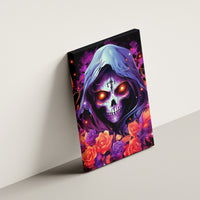 Rose Skull Canvas Wall Art F Bomb Mom I Sprinkle That Shit Like Confetti - Wonder Print Shop