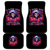 Rose Skull Car Mats F Bomb Mom I Sprinkle That Shit Like Confetti - Wonder Print Shop