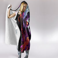 Rose Skull Hooded Blanket F Bomb Mom I Sprinkle That Shit Like Confetti