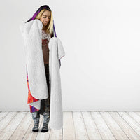 Rose Skull Hooded Blanket F Bomb Mom I Sprinkle That Shit Like Confetti