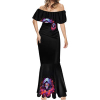 Rose Skull Mermaid Dress F Bomb Mom I Sprinkle That Shit Like Confetti - Wonder Print Shop