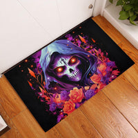 Rose Skull Rubber Doormat F Bomb Mom I Sprinkle That Shit Like Confetti - Wonder Print Shop