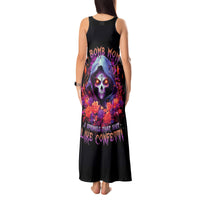 Rose Skull Tank Maxi Dress F Bomb Mom I Sprinkle That Shit Like Confetti - Wonder Print Shop