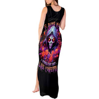 Rose Skull Tank Maxi Dress F Bomb Mom I Sprinkle That Shit Like Confetti - Wonder Print Shop