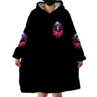 Rose Skull Wearable Blanket Hoodie F Bomb Mom I Sprinkle That Shit Like Confetti - Wonder Print Shop
