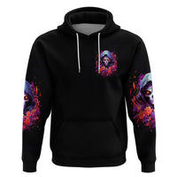 Rose Skull Zip Hoodie F Bomb Mom I Sprinkle That Shit Like Confetti - Wonder Print Shop