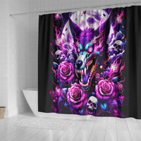 Rose Wolf Shower Curtain I May Not Be Perfect But At Least I'm Not You