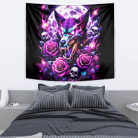 Rose Wolf Tapestry I May Not Be Perfect But At Least I'm Not You - Wonder Print Shop