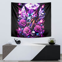 Rose Wolf Tapestry I May Not Be Perfect But At Least I'm Not You - Wonder Print Shop
