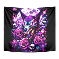 Rose Wolf Tapestry I May Not Be Perfect But At Least I'm Not You - Wonder Print Shop