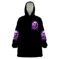 Rose Wolf Wearable Blanket Hoodie I May Not Be Perfect But At Least I'm Not You - Wonder Print Shop