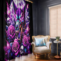 Rose Wolf Window Curtain I May Not Be Perfect But At Least I'm Not You - Wonder Print Shop