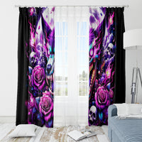 Rose Wolf Window Curtain I May Not Be Perfect But At Least I'm Not You - Wonder Print Shop