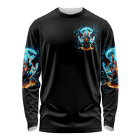 Devil Skull Long Sleeve Shirt One Day I'm Gonna Just Say And Let My Demons Out Play - Wonder Print Shop