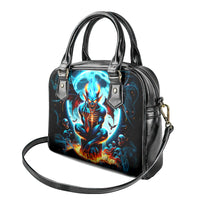Devil Skull Shoulder Handbag One Day I'm Gonna Just Say And Let My Demons Out Play