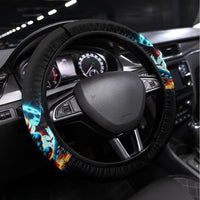 Devil Skull Steering Wheel Cover One Day I'm Gonna Just Say And Let My Demons Out Play - Wonder Print Shop