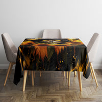 Sunflower Skull Tablecloth Assuming I Was Like Most Girls Was Your First Mistake - Wonder Print Shop