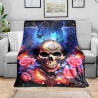 Fairy Skull Blanket Assuming I Was Like Most Girls Was Your First Mistake