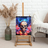 Fairy Skull Canvas Wall Art Assuming I Was Like Most Girls Was Your First Mistake - Wonder Print Shop