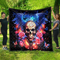 Fairy Skull Quilt Assuming I Was Like Most Girls Was Your First Mistake - Wonder Print Shop