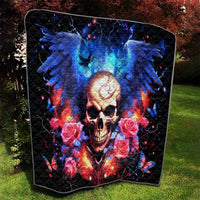 Fairy Skull Quilt Assuming I Was Like Most Girls Was Your First Mistake - Wonder Print Shop