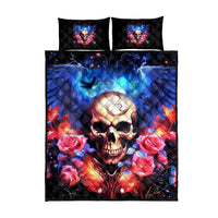 Fairy Skull Quilt Bed Set Assuming I Was Like Most Girls Was Your First Mistake - Wonder Print Shop