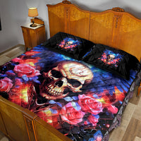 Fairy Skull Quilt Bed Set Assuming I Was Like Most Girls Was Your First Mistake - Wonder Print Shop