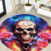 Fairy Skull Round Carpet Assuming I Was Like Most Girls Was Your First Mistake