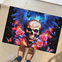 Fairy Skull Rubber Doormat Assuming I Was Like Most Girls Was Your First Mistake - Wonder Print Shop