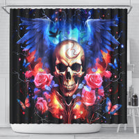Fairy Skull Shower Curtain Assuming I Was Like Most Girls Was Your First Mistake