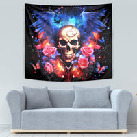 Fairy Skull Tapestry Assuming I Was Like Most Girls Was Your First Mistake - Wonder Print Shop