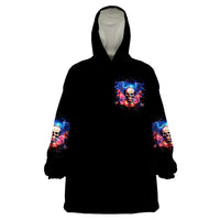Fairy Skull Wearable Blanket Hoodie Assuming I Was Like Most Girls Was Your First Mistake - Wonder Print Shop