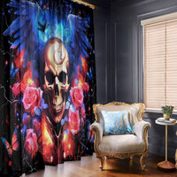 Fairy Skull Window Curtain Assuming I Was Like Most Girls Was Your First Mistake - Wonder Print Shop