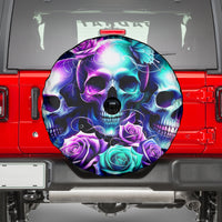 Rose Skull Spare Tire Cover Stuck Between IDK IDC And IDGAF - Wonder Print Shop