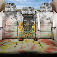 I Am Black Queen Back Car Seat Cover Flowers Retro Style - Wonder Print Shop
