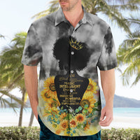 I Am Black Queen Hawaiian Shirt Flowers Retro Style - Wonder Print Shop