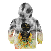 I Am Black Queen Kid Hoodie Flowers Retro Style - Wonder Print Shop