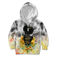 I Am Black Queen Kid Hoodie Flowers Retro Style - Wonder Print Shop