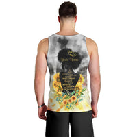 I Am Black Queen Men Tank Top Flowers Retro Style - Wonder Print Shop